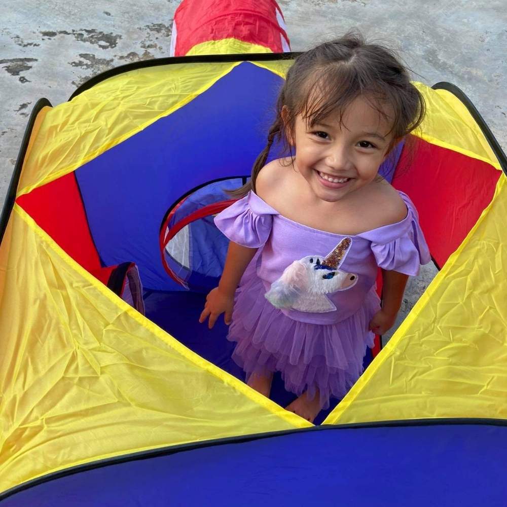 buy childrens play tent crawl tunnel