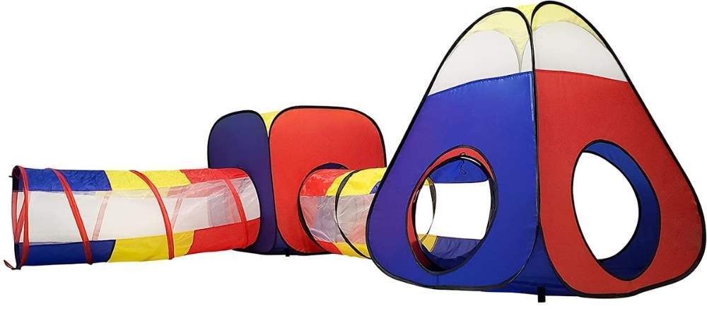 buy kids pop up tent and crawl tunnel