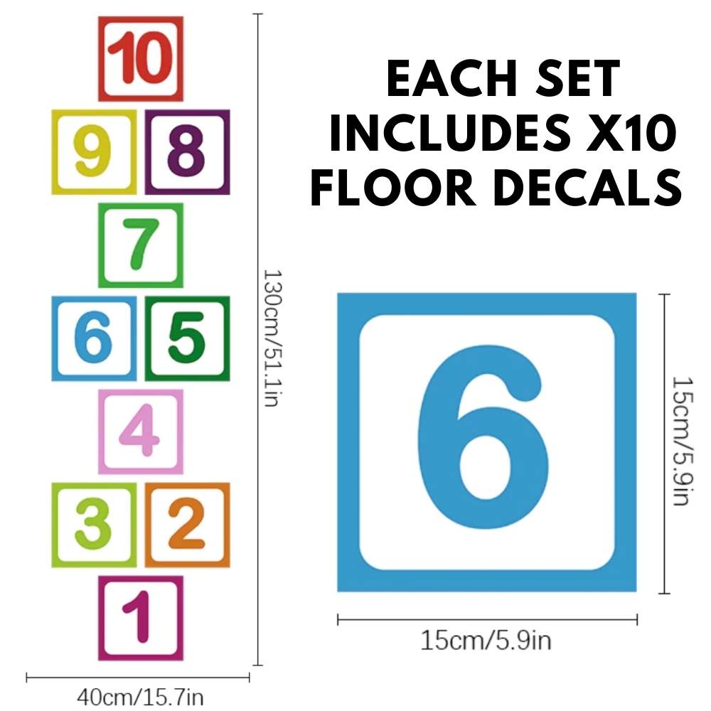 buy hopscotch floor decals online