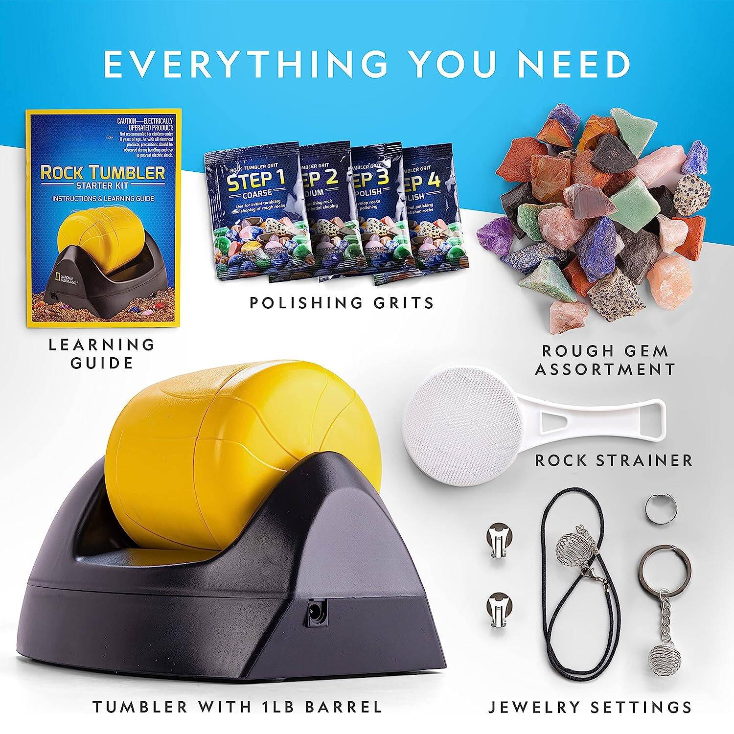 buy kids rock polisher kit