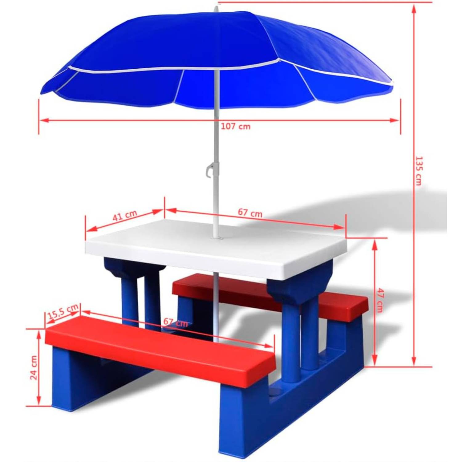 buy kids garden picnic table and bench set