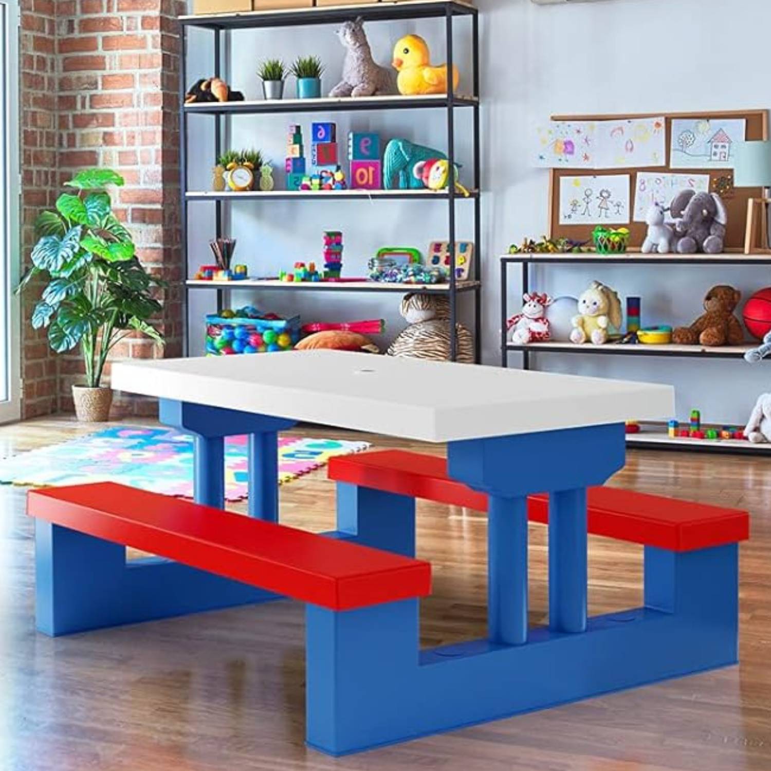 buy kids picnic table with umbrella
