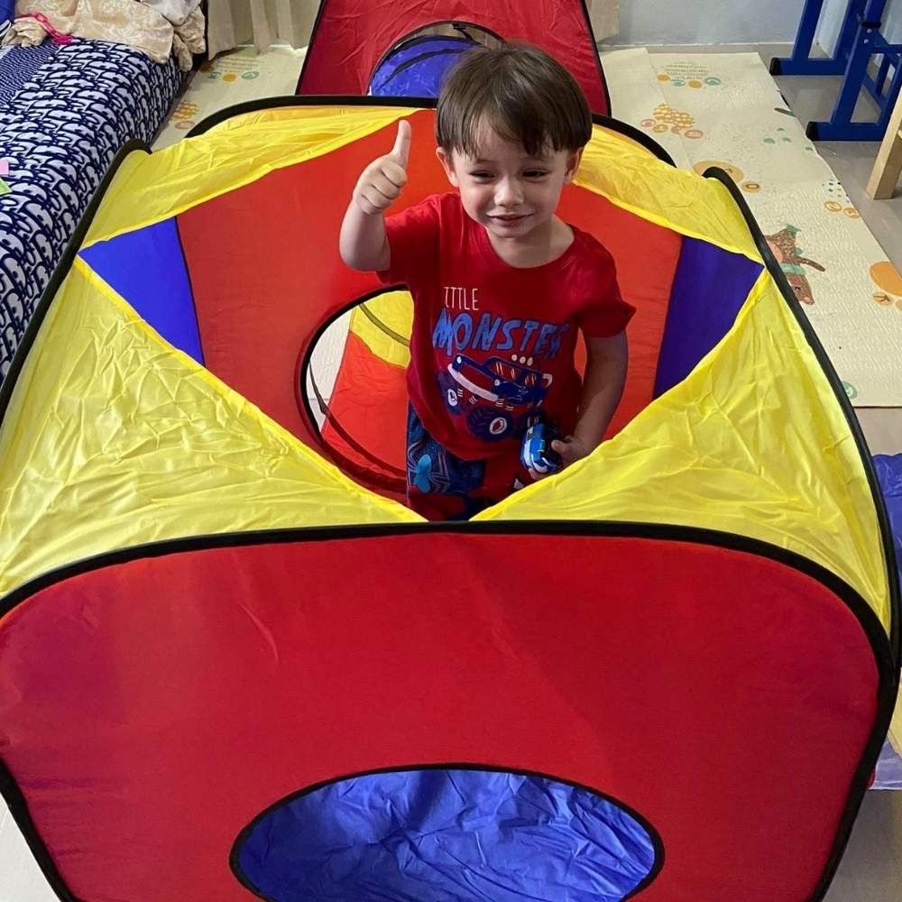 buy childrens play tent crawl tunnel